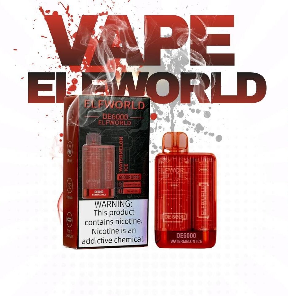 ELFWORLD DE6000 Watermelon Ice Vape