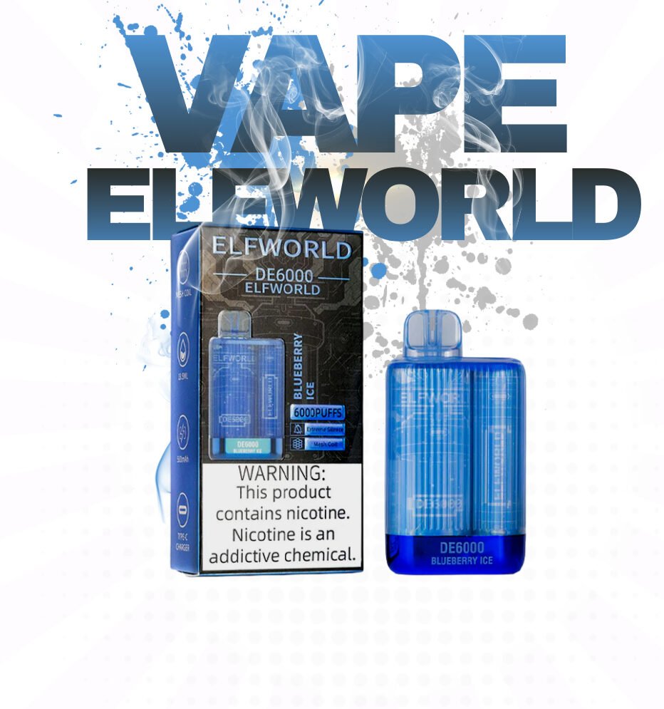 ELFWORLD DE6000 Blueberry Vape